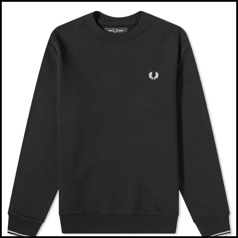 関税込【FRED PERRY】フレッドペリー CREW SWEAT ロゴ スエット 関税込【FRED PERRY】フレッドペリー CREW SWEAT ロゴ スエット