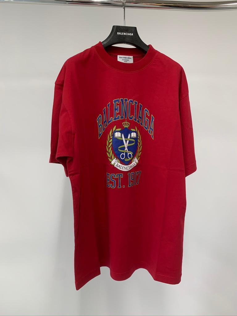 22SS【BALENCIAGA】カレッジ ミディアムフィット Tシャツ