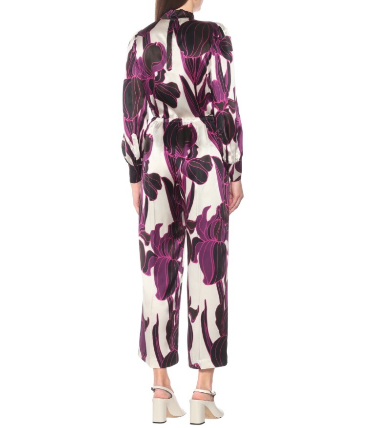 Dries Van Noten パンツ DRIES VAN NOTEN ★ 花柄 シルク サテンパンツ(4)