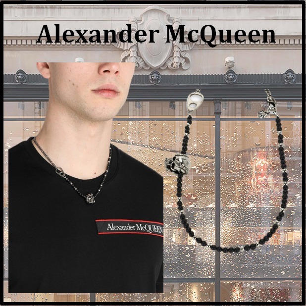 VIPセール【関税送料込み】Alexander McQueen スカル ネックレス