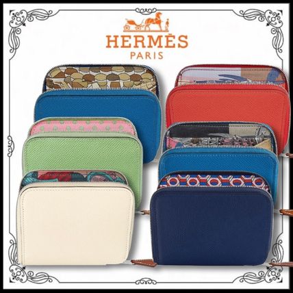 HERMES Silk In(エルメス シルクイン) 折りたたみ財布(レディース ...