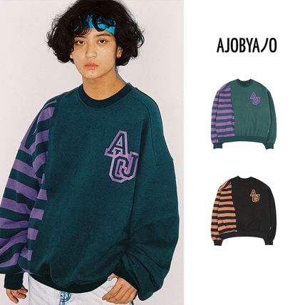 AJO AJOBYAJO スウェット・トレーナー 【AJO AJOBYAJO】21fw★ Twofold Stripe Sweatshirt