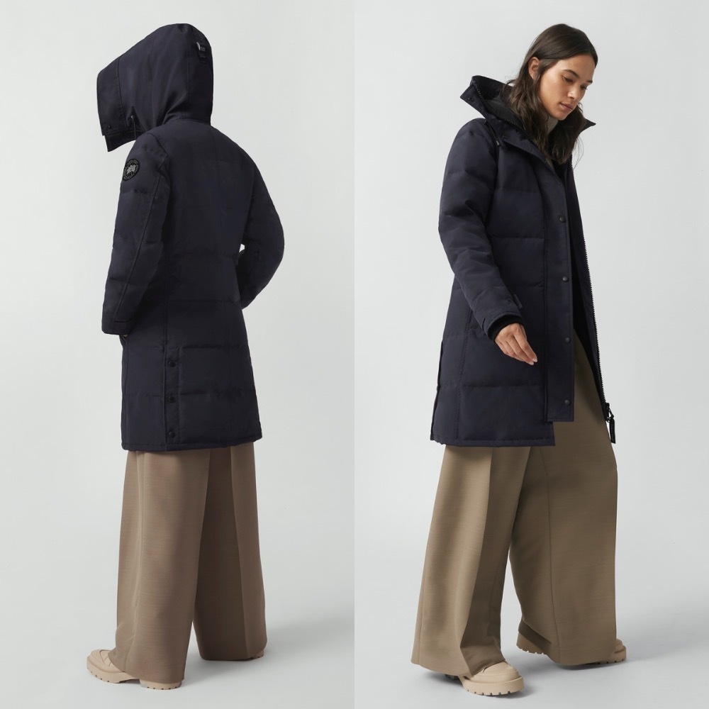 直営店買付★CANADA GOOSE シェルバーンパーカ ブラックレーベル