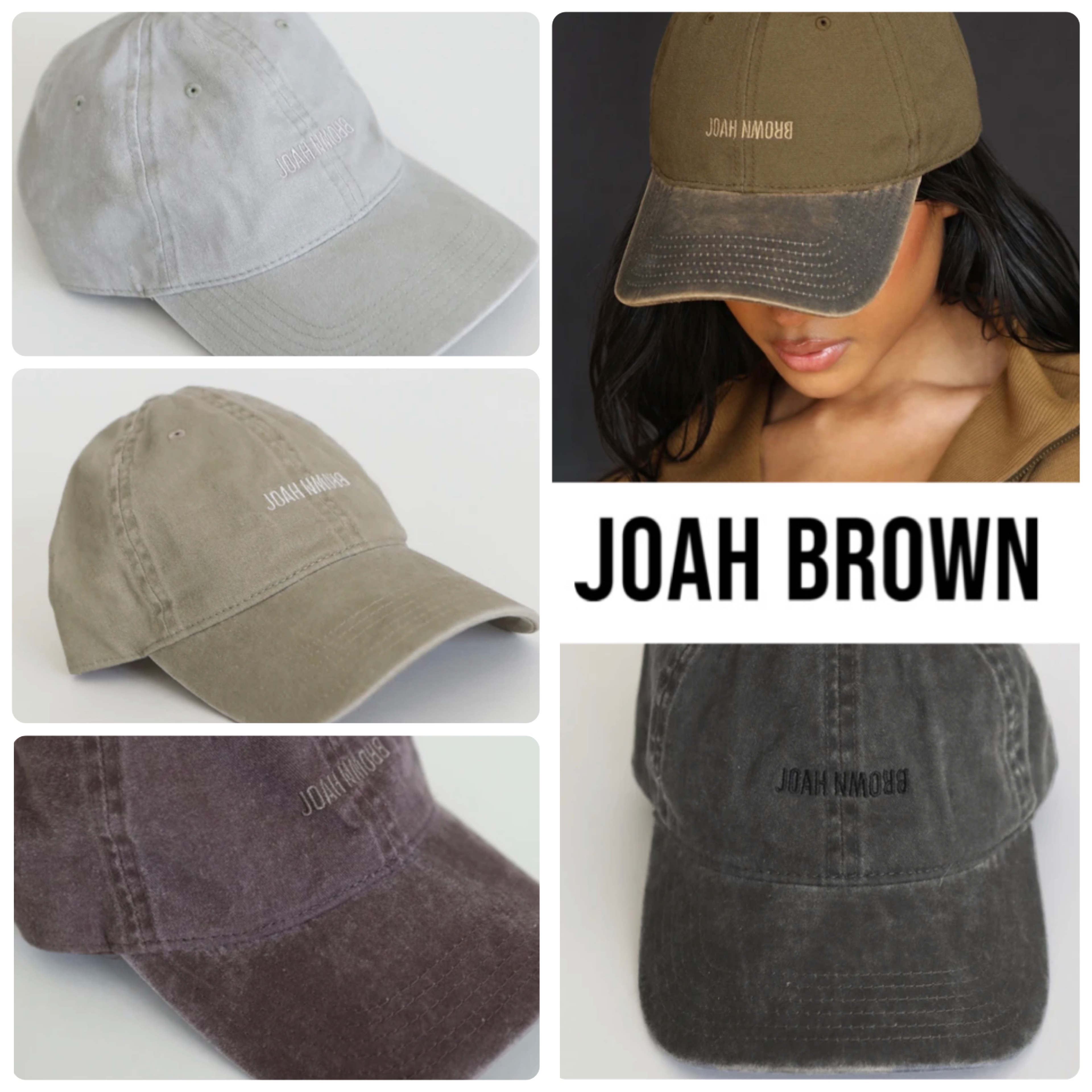 【JOAH BROWN】オフィシャルキャップ セレブ愛用♪ 日本未入荷 キャップ 【JOAH BROWN】オフィシャルキャップ セレブ愛用♪ 日本未入荷 キャップ