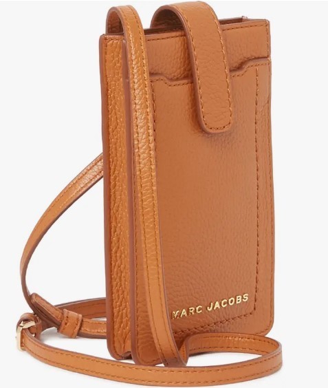 Marc Jacobs ロゴ レザー フォンケース クロスボディ 関税送料込 Marc Jacobs ロゴ レザー フォンケース クロスボディ 関税送料込