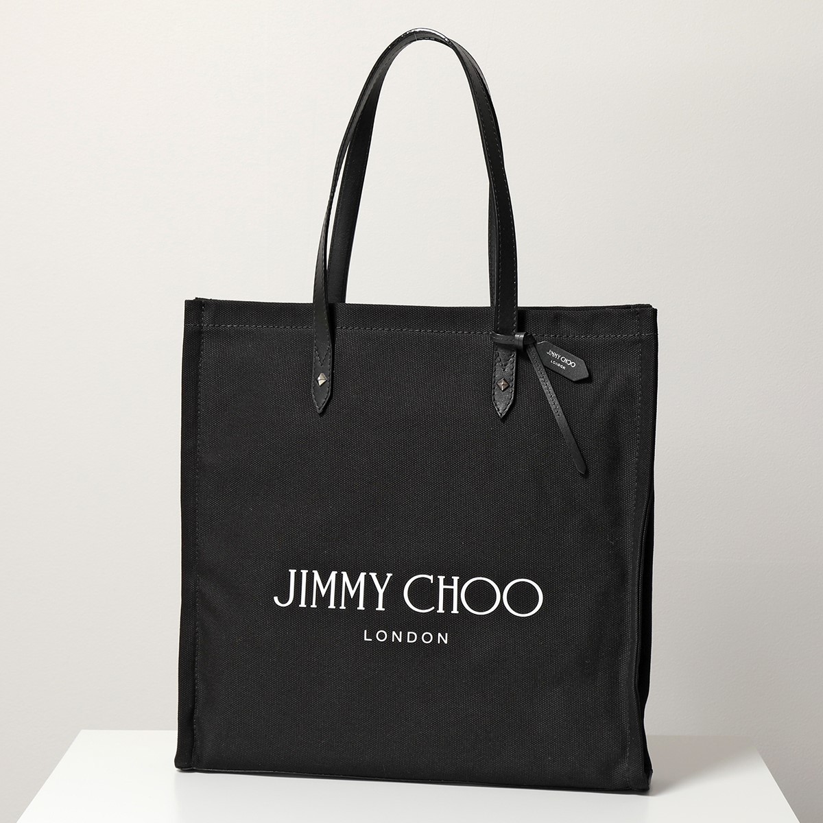 Jimmy Choo トートバッグ LOGO TOTE FFQ キャンバス