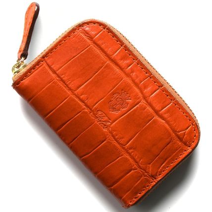 卸し売り購入 未使用・極美品 Felisi コインケース 小銭入れ 財布 オレンジ系 小物