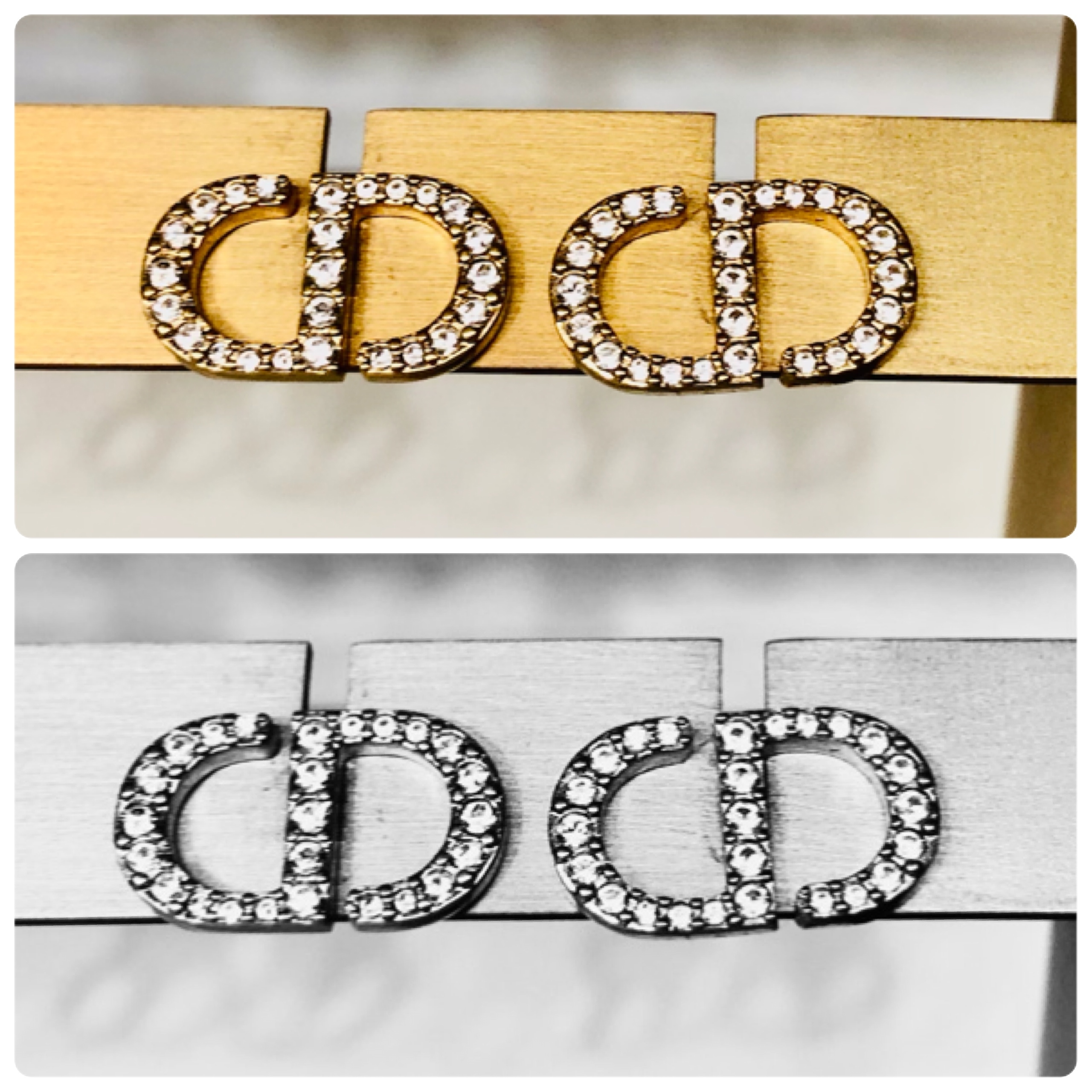 ２色展開☆【Dior】 CLAIR D LUNE ピアス♪