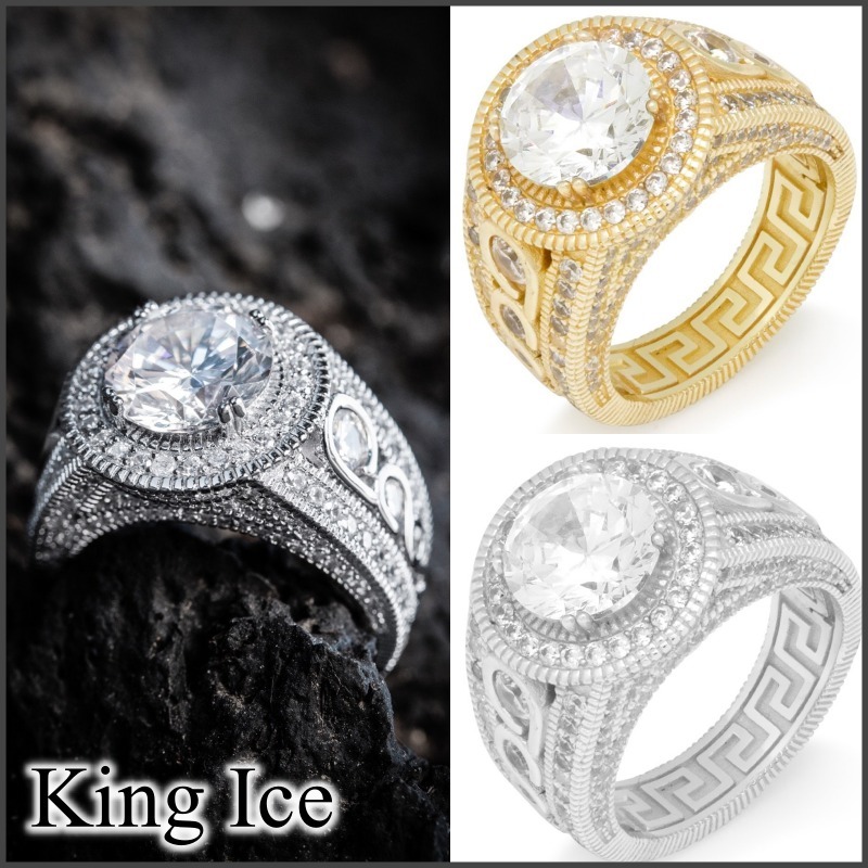 【関税・送料込】King Ice*BRILLIANT-CUT SIGNET RING 【関税・送料込】King Ice*BRILLIANT-CUT SIGNET RING