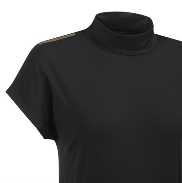 W.ANGLE レディース・トップス 韓国人気ゴルフW.ANGLE★ウエストバンドハイネックTシャツ2color(20)