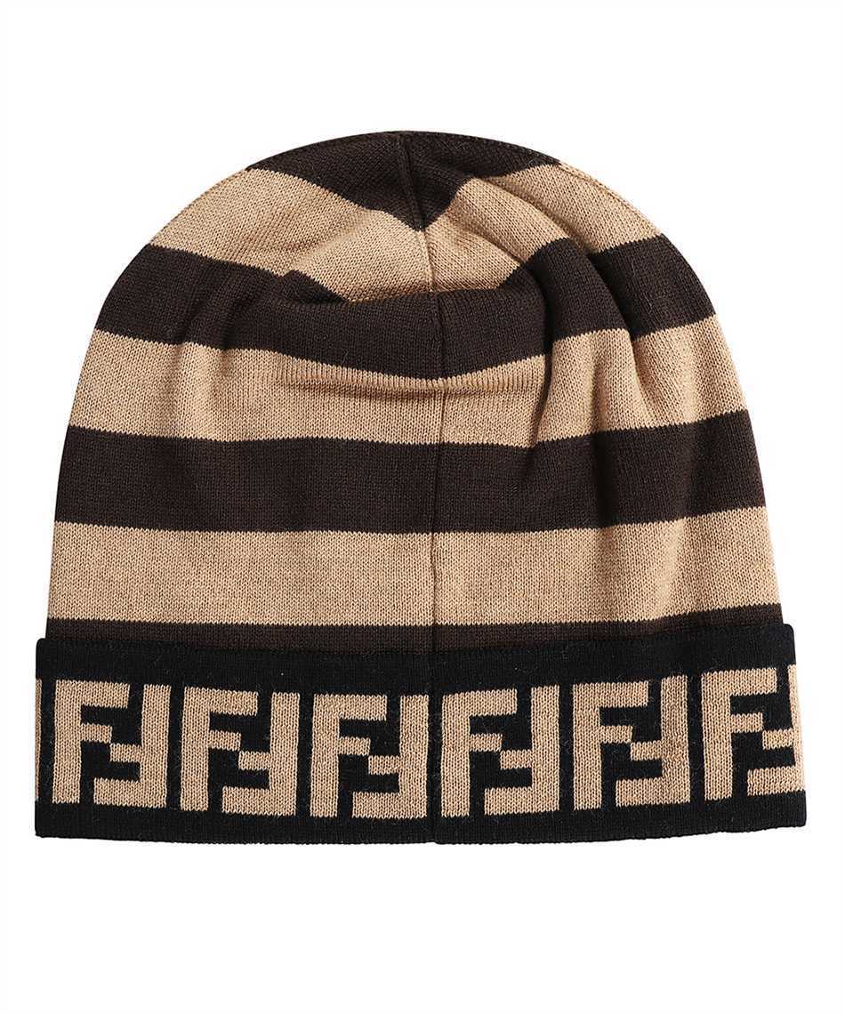 FENDI フェンディ FXQ056 AH84 ビーニー ニット帽 ロゴ FF (FENDI