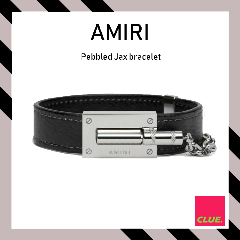 最新情報 AMIRI★アミリ ブレスレット ジャックス Pebbled カーフレザー ブレスレット 最新情報 AMIRI★アミリ ブレスレット ジャックス Pebbled カーフレザー ブレスレット