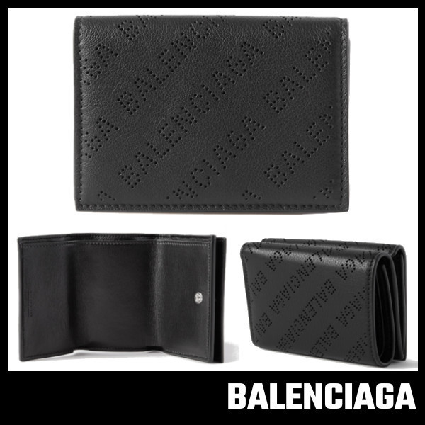今ならほぼ即納! 【BALENCIAGA】 三つ折り財布 ミニ財布 バレンシアガ