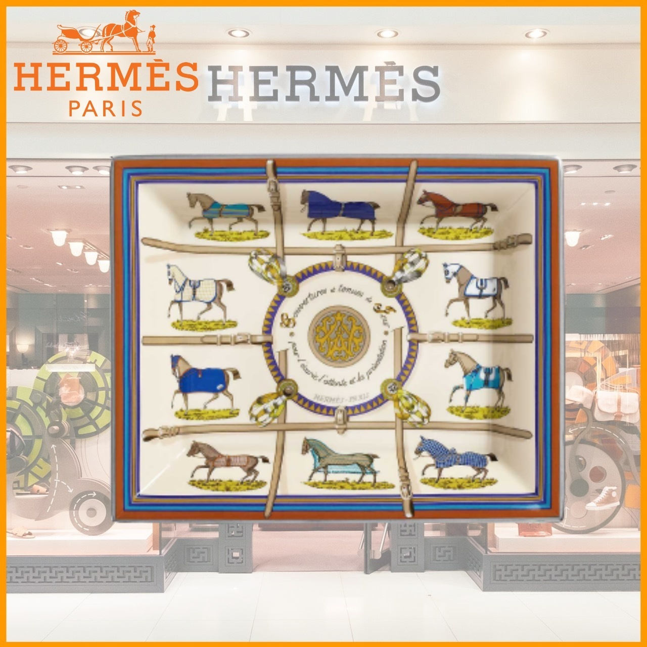 緑林シリーズ HERMES ヴィドポッシュ シマウマのカモフラージュ - 通販