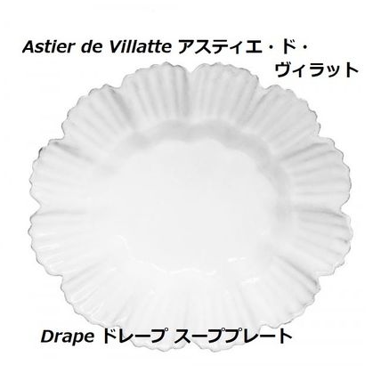 Astier de Villatte x 食器(皿)(ライフスタイル) - 海外通販のBUYMA 最新デザインの アスティエ・ド・ヴィラット アスティエドヴィラット グランシャレ プレート 皿 食器
