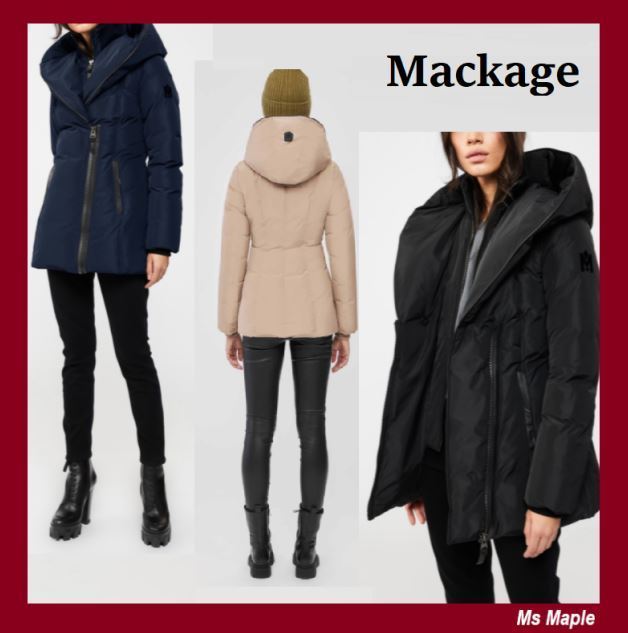 ボリューム襟☆【Mackage】クラシック暖かダウンコート♪