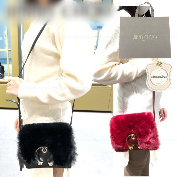 ◇【セール】■ジミーチュウ国内発■ファーショルダーバッグ
