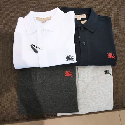 M【お年玉セール特価】【新品】バーバリー モノグラム ストライプ 公式超特価 【新品】バーバリー モノグラム ポロシャツ ストライプ ポロシャツ