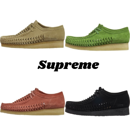 Supreme × Clarks オリジナル Woven Wallabee ○関送無料○