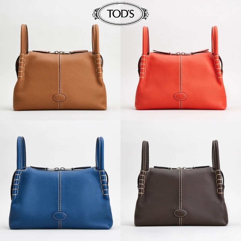 TOD'S トッズ レザー ボストンバッグ-connectedremag.com