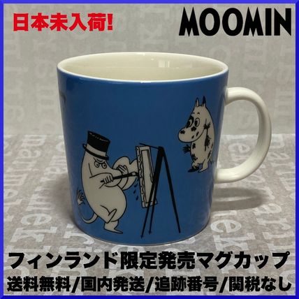 ARABIA マグカップ・ティーカップ 【激レア】moomin ムーミン/ フィンランド限定マグカップ ブルー