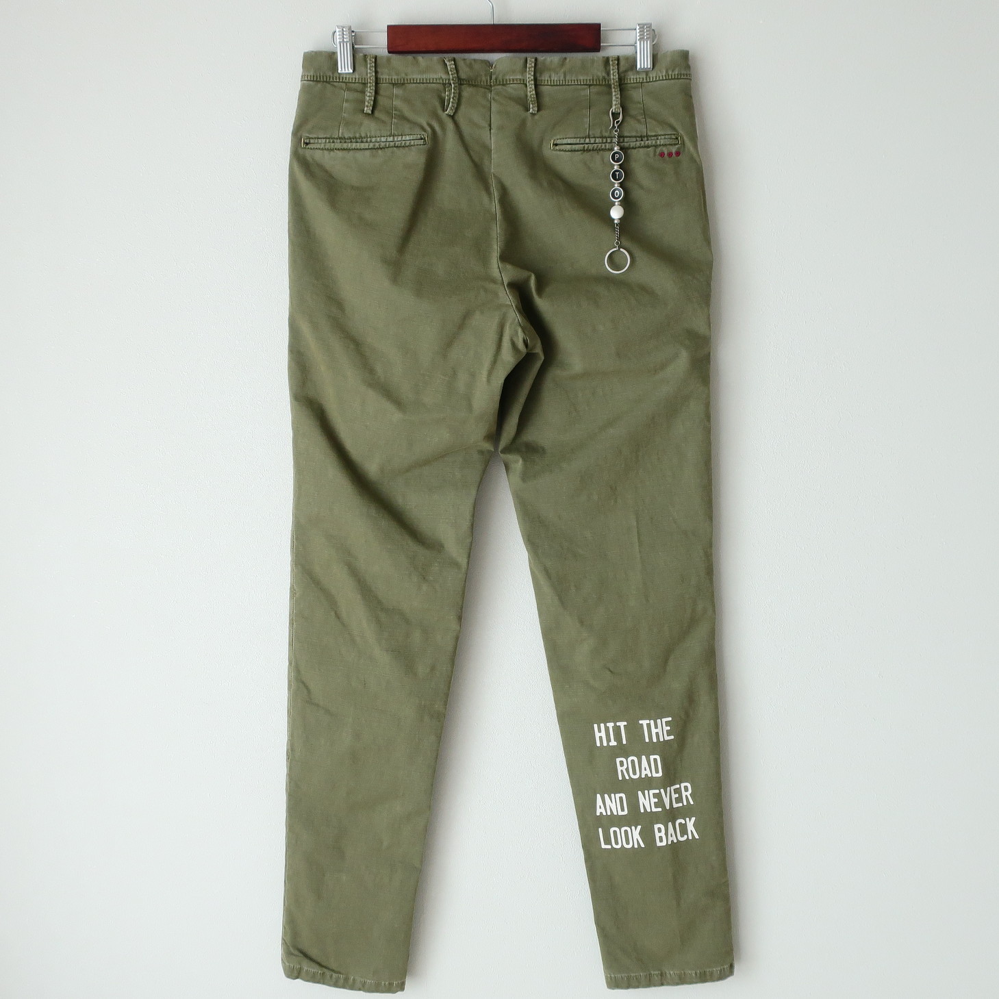 ☆即発☆PT01 チノパン GILLSANS ストレッチ 美脚 プリント 緑 (PT TORINO/チノパンツ) 74179298【BUYMA】 ☆即発☆PT01 チノパン GILLSANS ストレッチ 美脚 プリント 緑 (PT TORINO/チノパンツ) 74179298【BUYMA】