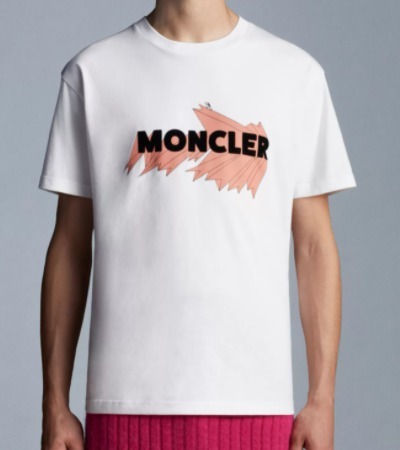 MONCLER Tシャツ・カットソー フロックプリントxレトラージュ Tシャツ 2 Moncler 1952(4)
