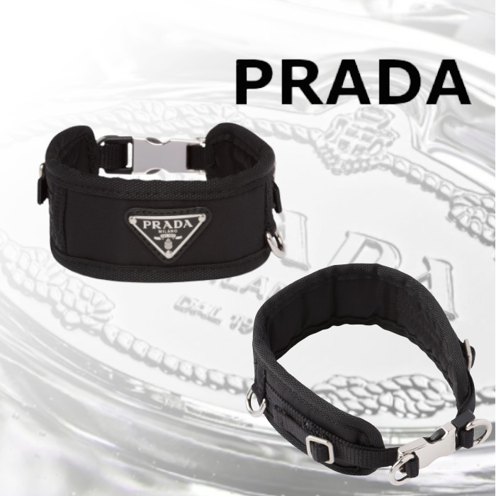 PRADA 首輪・ハーネス・リード ☆PRADA☆ナイロン ペットカラー 首輪(2)