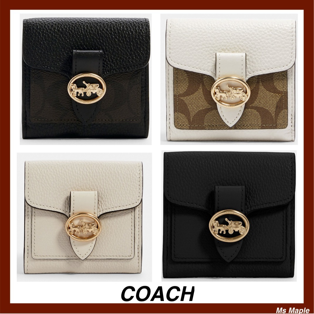 【COACH】ペプルレザースモールウォレット♪ 希少 黒入荷!