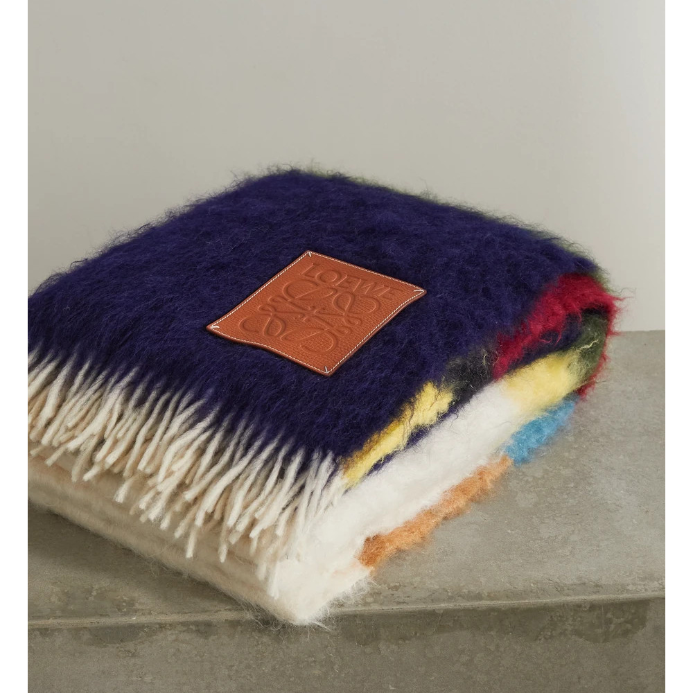 LOEWE ブランケット(ひざ掛け) 【LOEWE】ロエベ ストライプ モヘア ブランケット*関税込み(3)