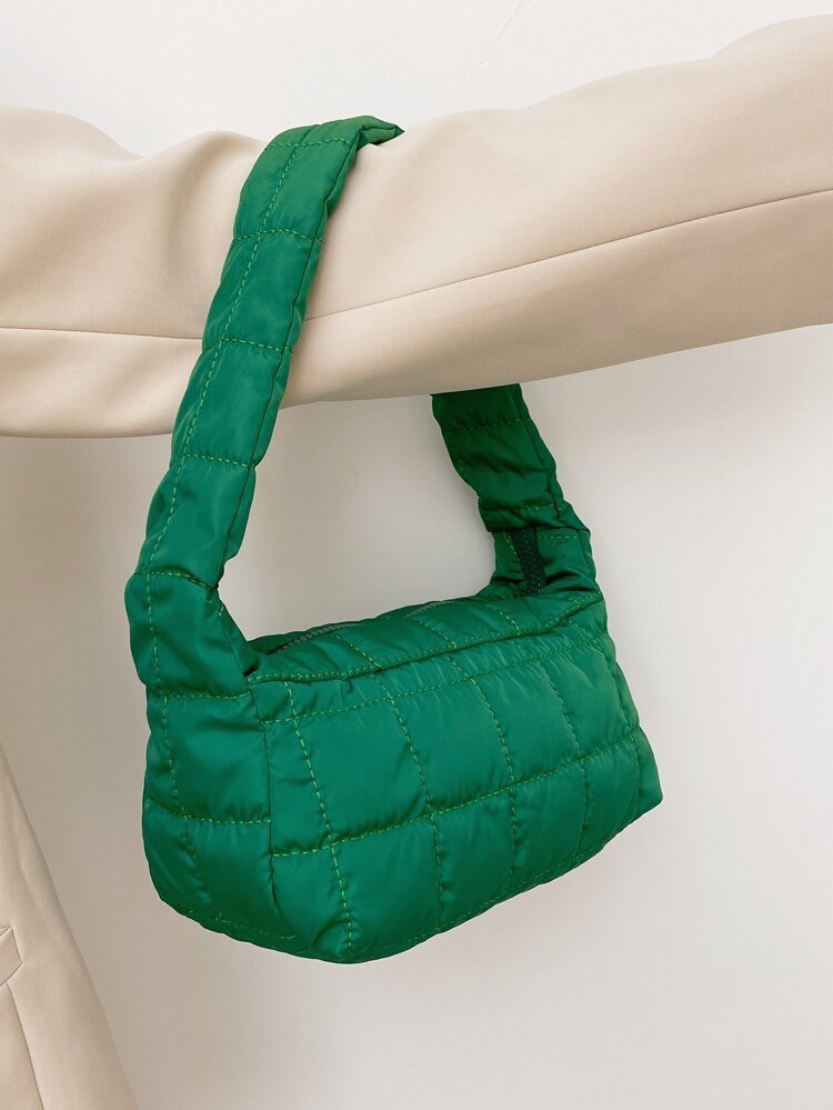 ハンドバッグ 韓国デザイン ミニ スクエア キルティング ハンドバッグ BAG(17)