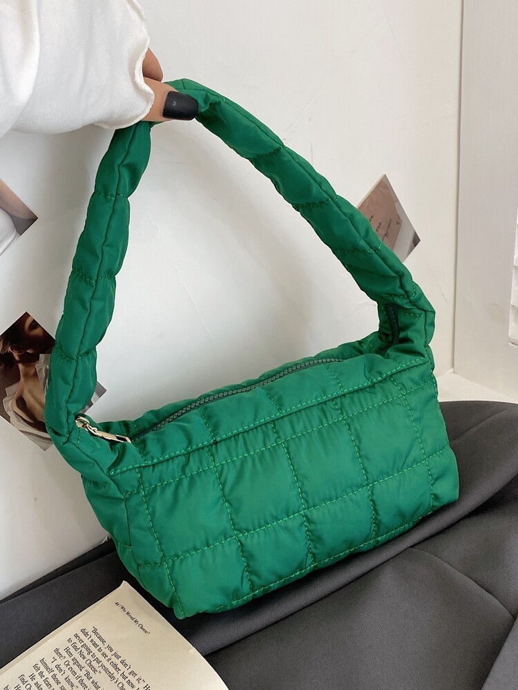 ハンドバッグ 韓国デザイン ミニ スクエア キルティング ハンドバッグ BAG(20)