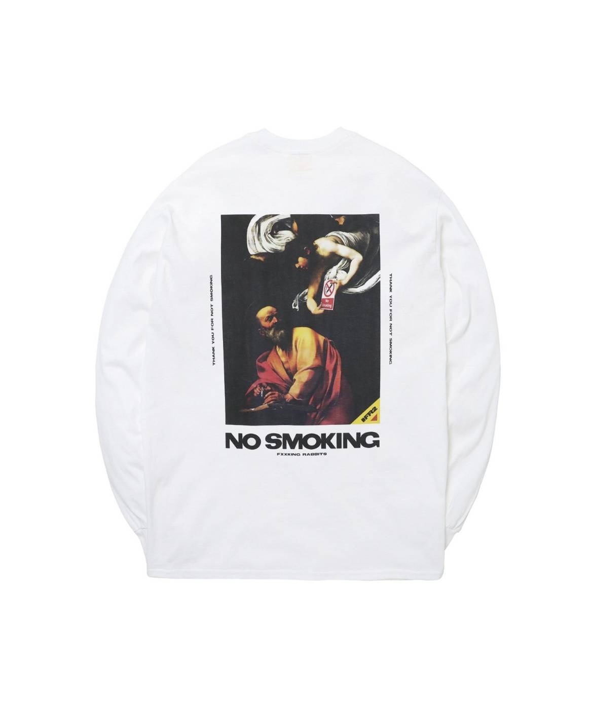 エフアールツー FR2 No smoking ロングスリーブ Tシャツ 絵画