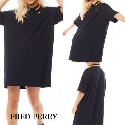 Uk発 Fred Perry オーバーサイズコットンワンピース 送料込 Fred Perry ワンピース Buyma