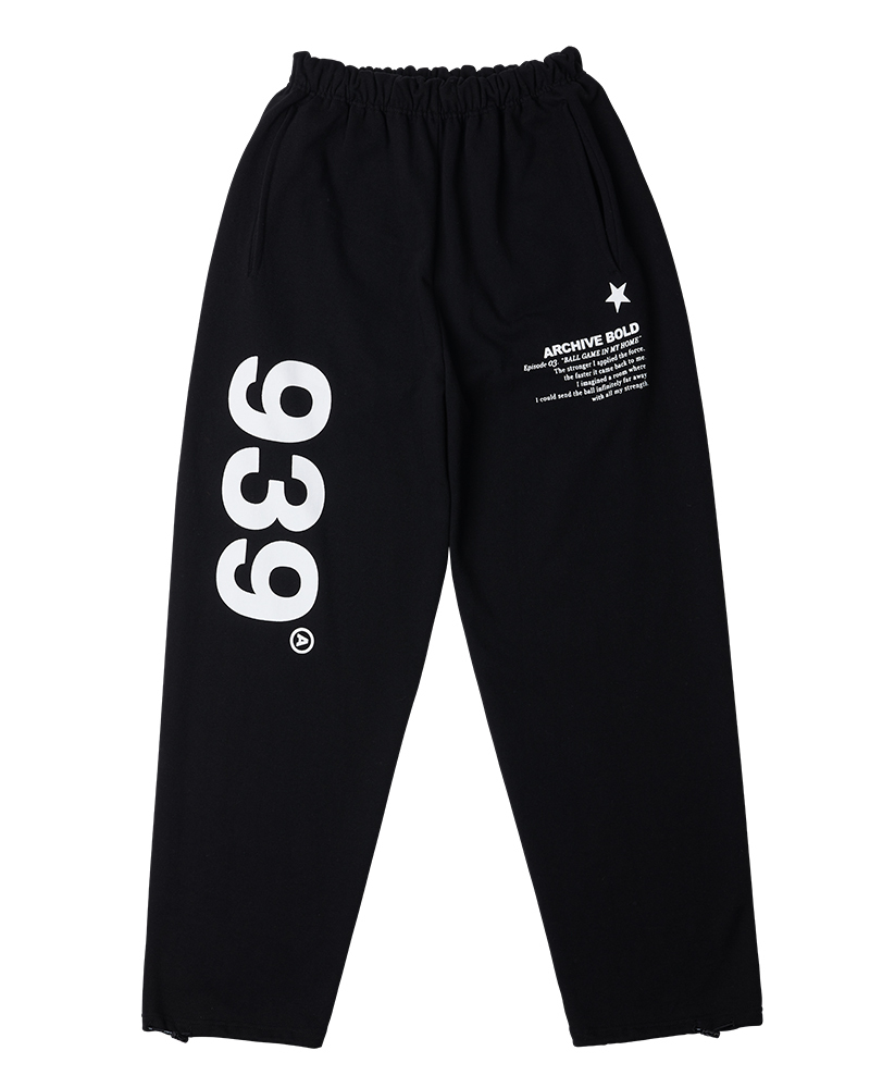 【★安心の定価販売★】 ARCHIVE BOLD ボトムス NE4123 PANTS SWEAT LOGO 939 パンツ