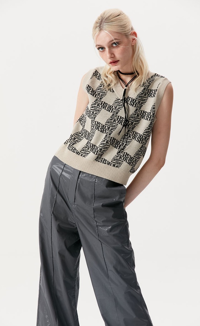 KIRSH ベスト・ジレ ☆人気☆【KIRSH】☆SPIRAL JACQUARD KNIT VES.T KA☆ベスト☆(6)