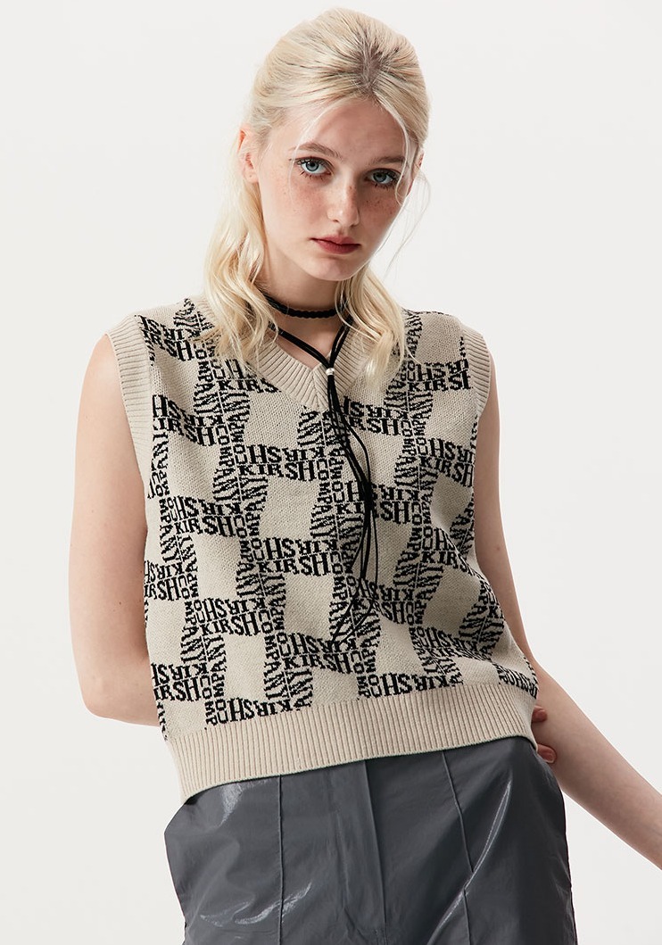 KIRSH ベスト・ジレ ☆人気☆【KIRSH】☆SPIRAL JACQUARD KNIT VES.T KA☆ベスト☆(7)