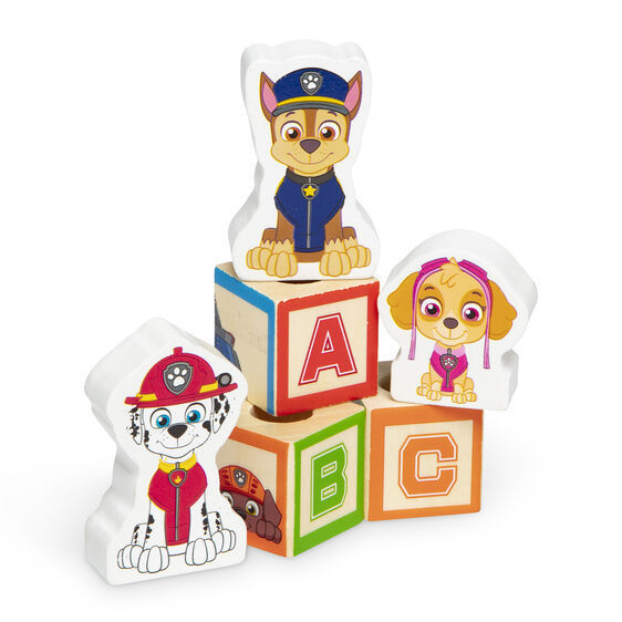 パウパトロール 日本未入荷!木製ABCブロック トラック (PAW