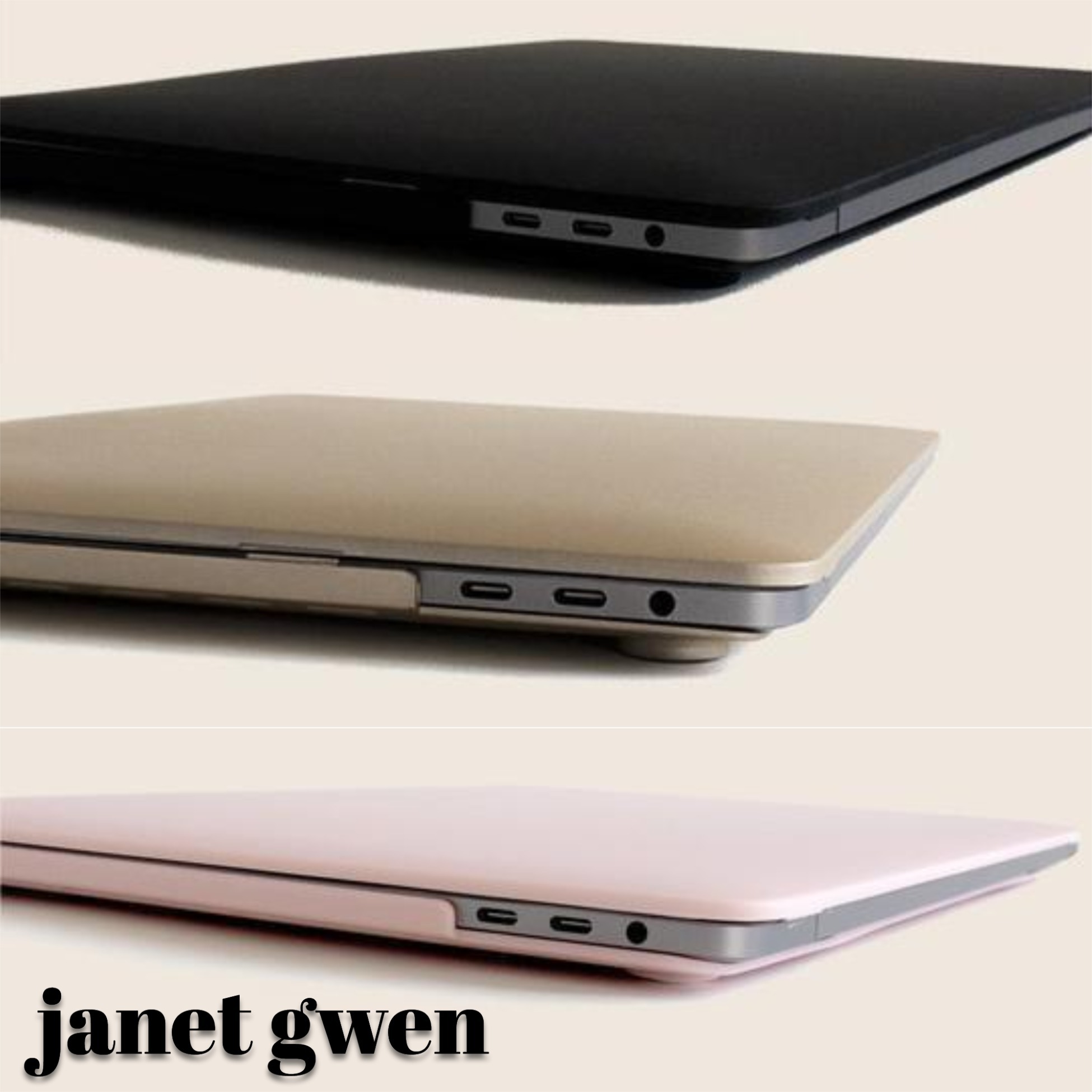 限定セール[janet gwen]日本未入荷 おしゃれ MacBookケース 3色