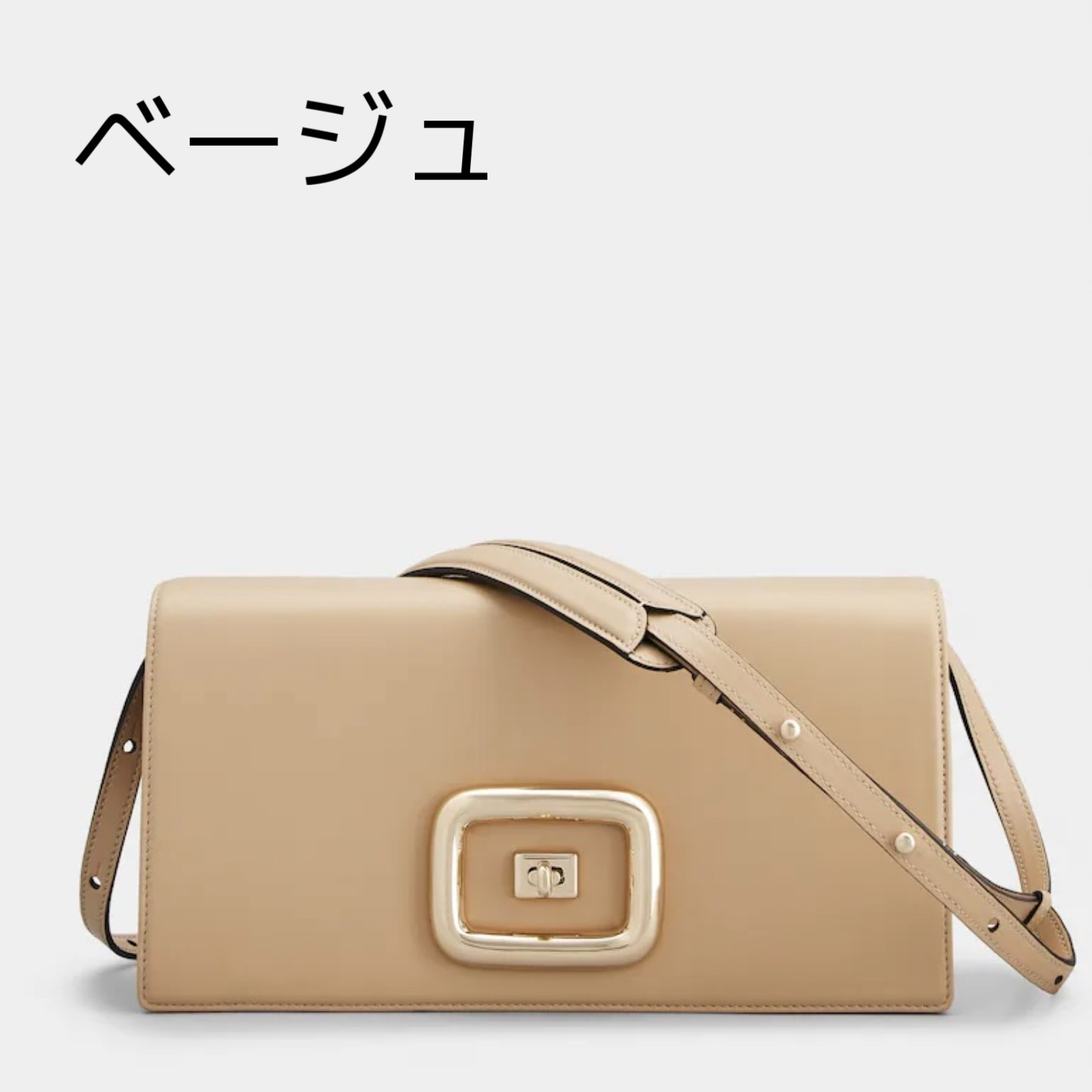 【Roger Vivier】レザー バッグ ショルダー クラッチ バックル Roger Vivier】レザー バッグ ショルダー クラッチ バックル