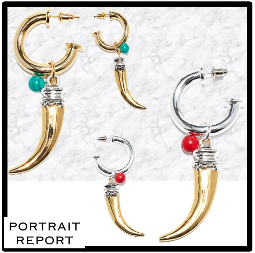 BTSシュガ着用★関税込★PORTRAIT REPORT★Shark Tooth Earring