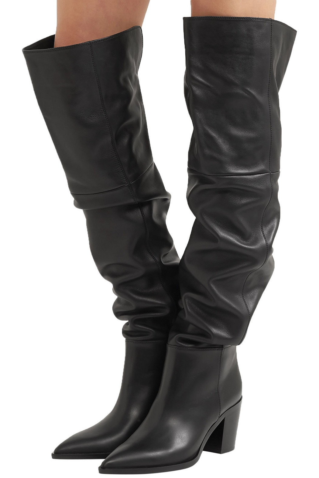 人気No.1 Knee-High Leather Boots ニーハイブーツ レザー 80 ロング ...