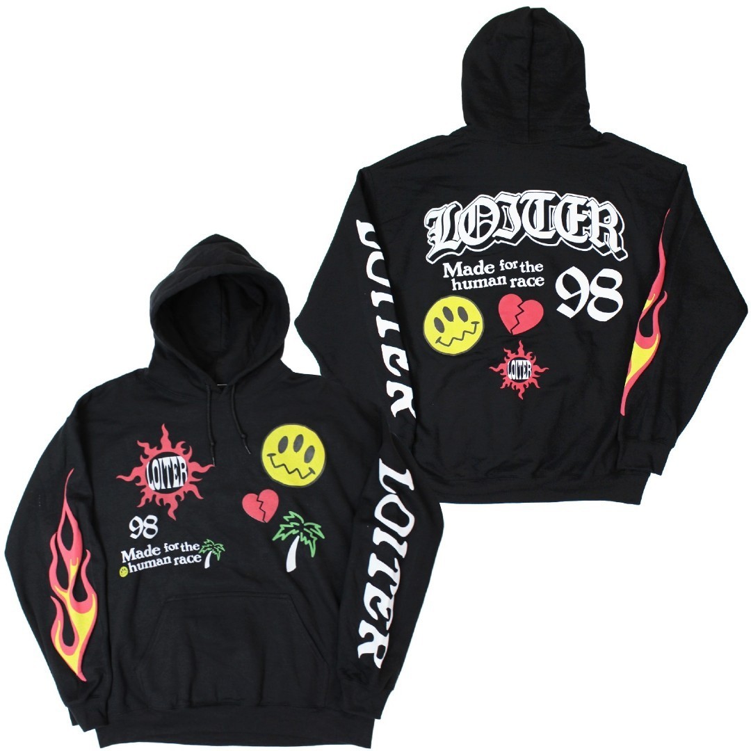 LOITER Euphoric Multi Logo Hoodie パーカー