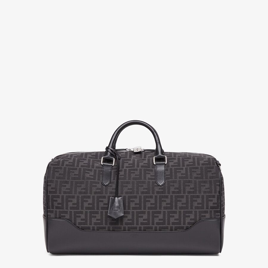 FENDI ボストンバッグ FENDI☆ ミディアムダッフル FFジャカードファブリック バッグ(3)