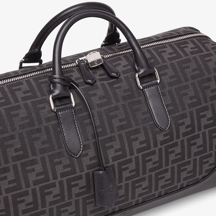 FENDI ボストンバッグ FENDI☆ ミディアムダッフル FFジャカードファブリック バッグ(7)