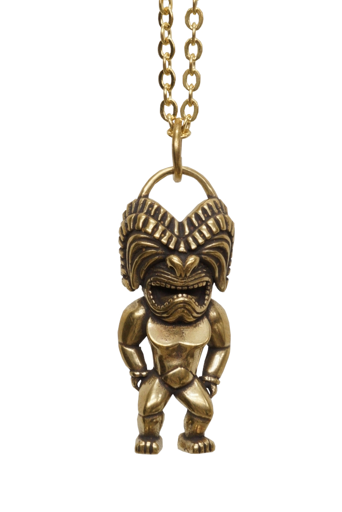 LHN Jewelry アメリカ製 Tiki Man ネックレス 真鍮