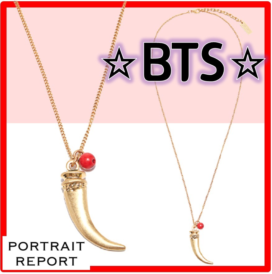 ☆BTS着用☆【PORTRAIT REPORT】☆“Shark Tooth” Necklac.e☆