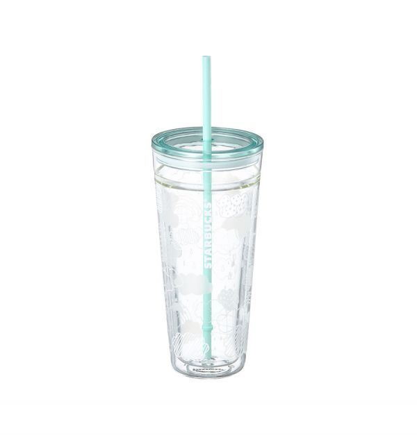 韓国 スターバックス★Summer cloud glass cold cup 591ml