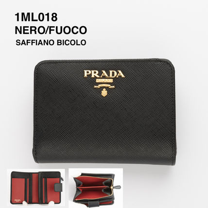 サフィアーノ PRADA x 折りたたみ財布(レディース)|新作を海外通販 ...
