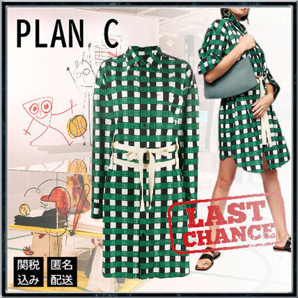 M2021新入荷 PLAN C プランシー ワンピース ひざ丈ワンピース